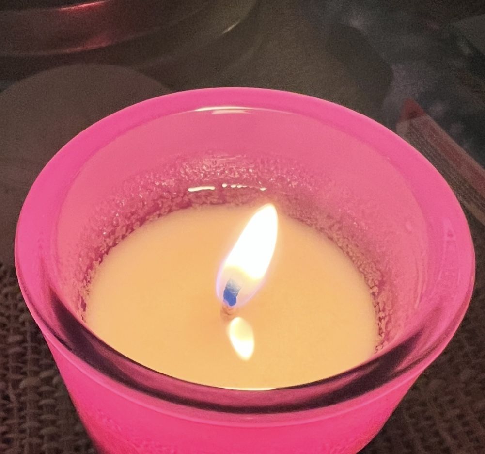 pink candle